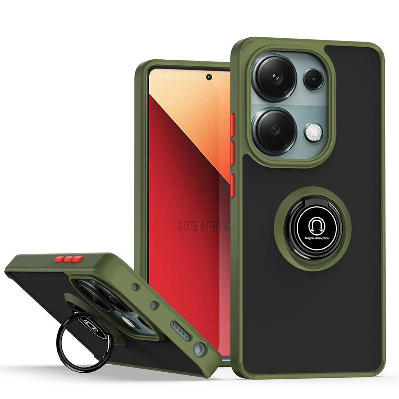 Чехол Armor Case для Xiaomi Redmi Note 13 Pro 5G Note 13 Pro+ Plus защитный чехол кольцо магнитный держатель подставка чехол Funda Capa