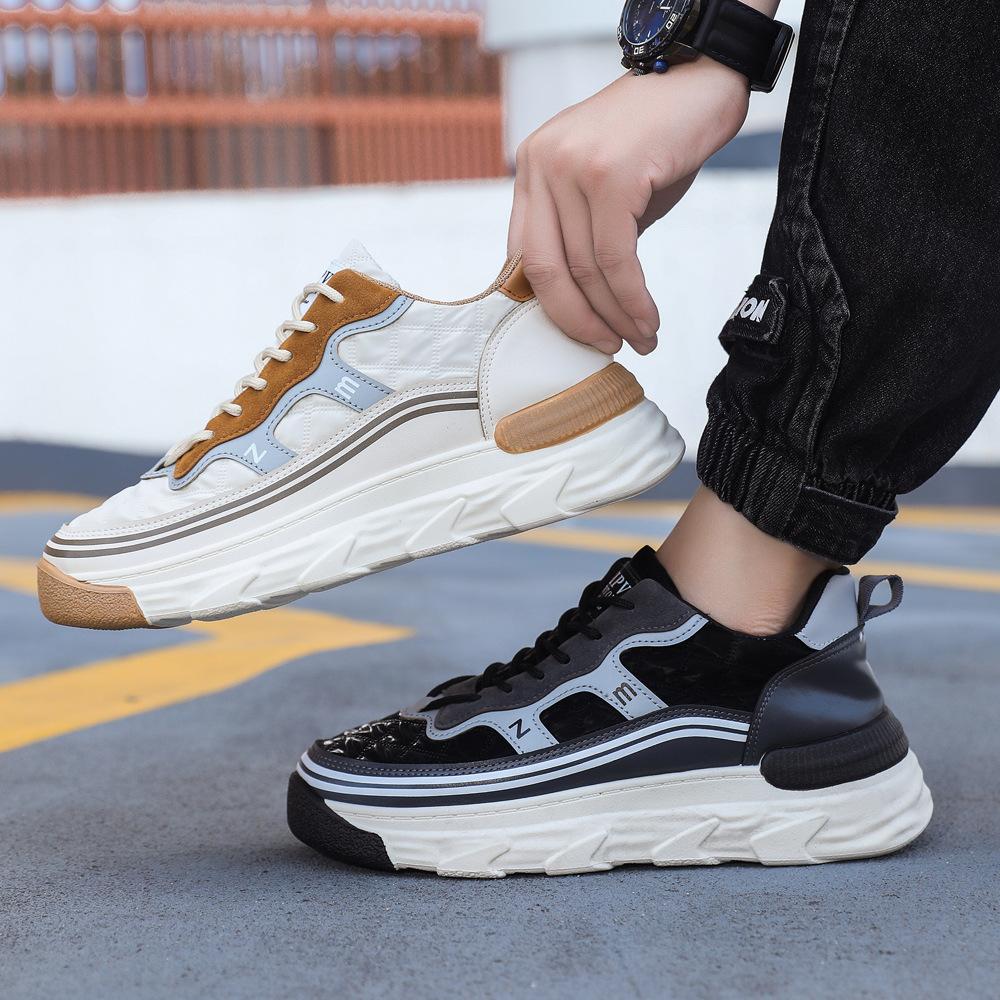 Мужская обувь осень-зима, новый тренд, универсальная повседневная обувь, простая модная спортивная обувь, спортивная обувь на платформе, обувь для сноуборда