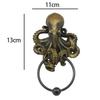 Halloween Vintage Cthulhu Statue Resin Octopus Knocker Door Home Decoration Accessories Octopus Skull Figurine Wall Pendant