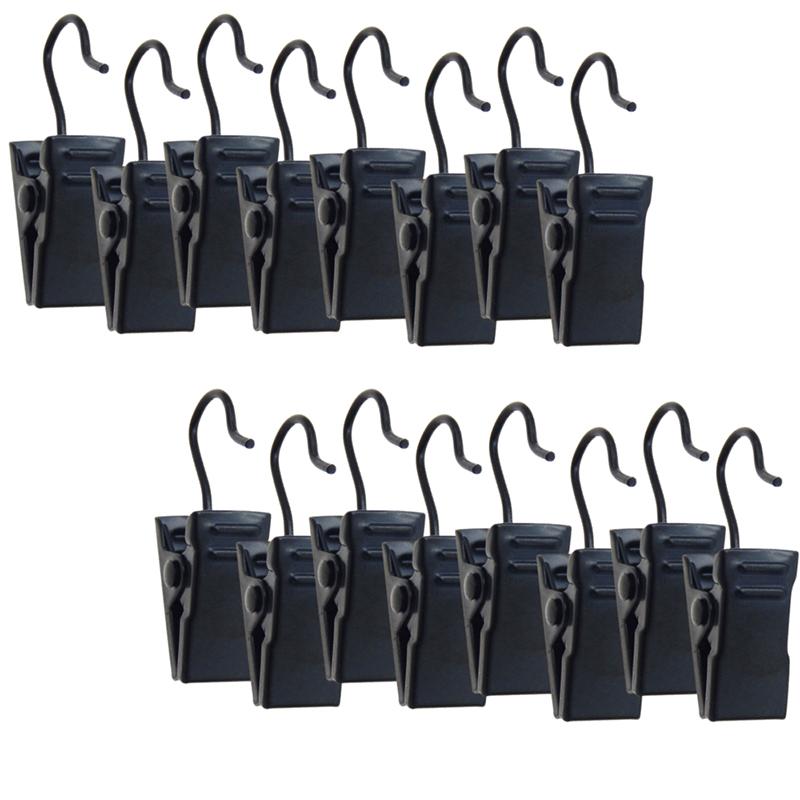 100 шт., сверхмощные зажимы для штор с зажимом, металлические зажимы для штор, крючки для драпировок