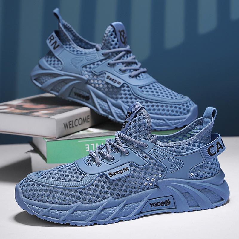 Summer Outdoor Sports Shoes Men's Shoes Large Mesh Breathable Mesh Shoes Wading Shoes Beach Creek Shoes Men's Casual Shoes