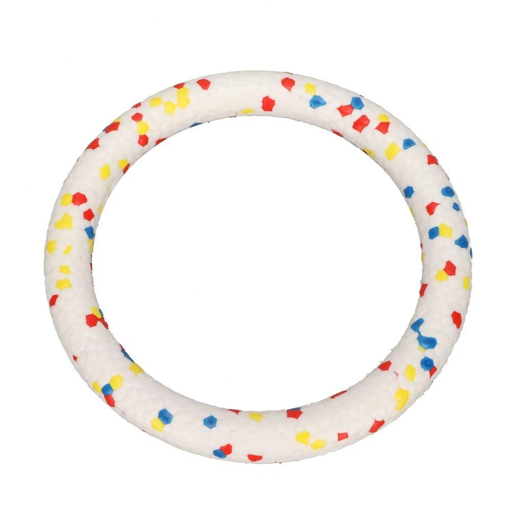 Solid Elastic Pet Chew Toy Colorful Pull Ring Dog Molar Ring  Pet Mood Calming