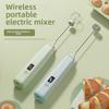 Новый стильный ручной электрический вспениватель молока и венчик для яиц - миксер для кофе и молока