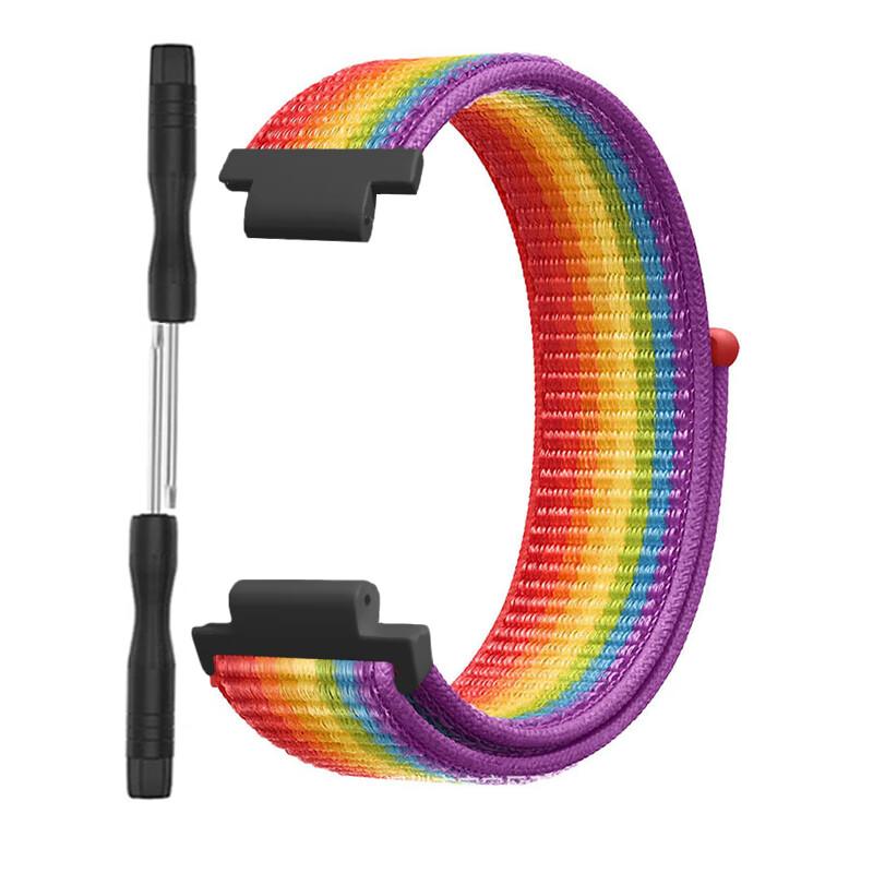 Garmin Forerunner 235 lite nylon strap 735 XT/230/220/620 breathable watchband Approach S20 S6 quick-drying strap double B Garmin 235/735 nylon strap