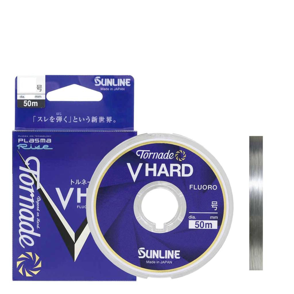 Sunline Tornado V-HARD '22 Флюорокарбоновый Поводочный Шнур 7 50м Натуральный Прозрачный Плазменное Поднятие Стекло Полимер Береговая Рыбалка