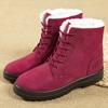 Женские ботинки Снег 2025 Тренд Обувь Женская обувь на платформе Женские мягкие полусапоги на среднем каблуке Плоские Botas Mujer Женская зимняя обувь Ботинки