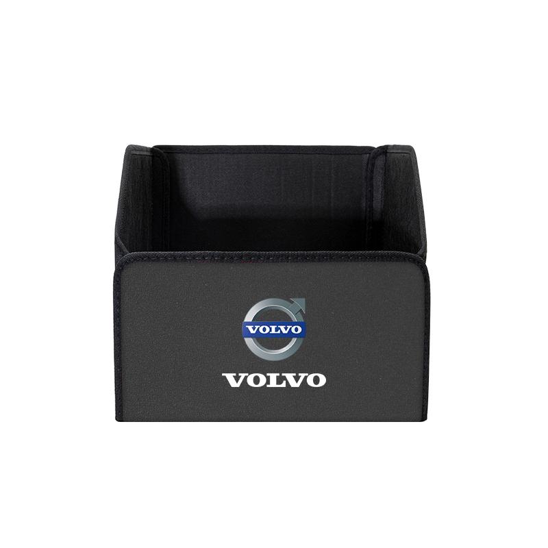 ktnbq3 Folding Car Trunk Organizer Box Auto Tools Storage Bag Stowing Tidying For Volvo XC60 XC90 S60 XC40 V40 V60 C30 V70 S90 T6 V90
