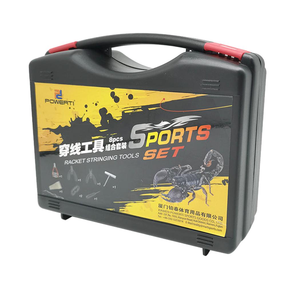 Комбинированные инструменты для натягивания струн ракетки для бадминтона со стартовым зажимом Крючок для натягивания струн Плоскогубцы с изогнутым носом Летающий зажим Прямое шило