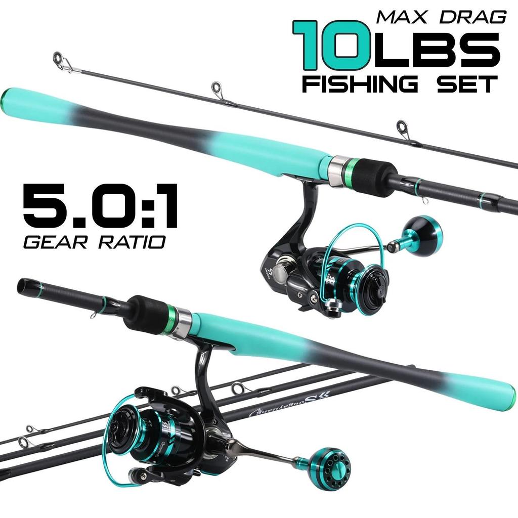 SOUGAYILANG Рыболочные стержни комбо 1,8/2,1 млн. Спиннинг углеродного волокна и спиннинговая катушка 2000 ~ 4000