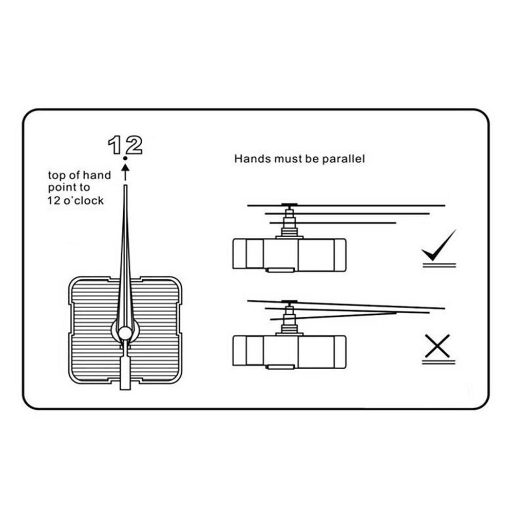 12-часовой часовой механизм 1 шт. 5 механизмов Металл Современный