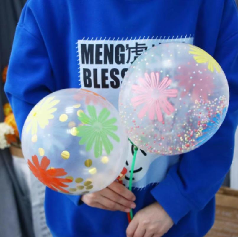 12-дюймовые блестки хризантемы, латексные шары из пенопласта хризантемы, подходят для шаров на день рождения, украшения свадебной вечеринки