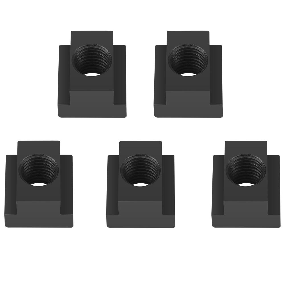 5 Pcs Black Oxide Finish T Slot Nuts M14 Threads Fit Into T Slots In Machine Tool Tables