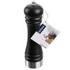 Black wooden pepper and salt mill 21.5 cm