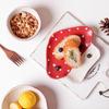 Керамическая суповая тарелка ZISIZ с рисунком гриба