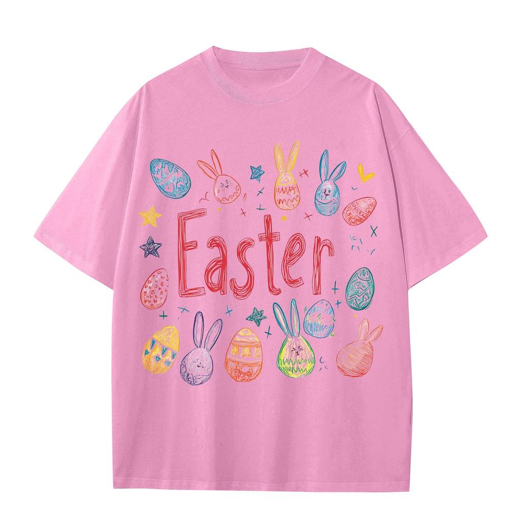 Мужская и женская повседневная свободная футболка с принтом, круглый вырез, пуловер, топ с короткими рукавами