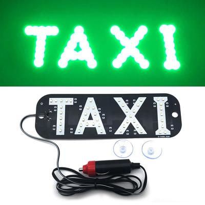 Светодиодный фонарь такси с/без выключателя 45SMD 2835 автомобильный сигнальный фонарь индикатор кабины панель сигнальный маячок лобовое стекло автомобильный аксессуар
