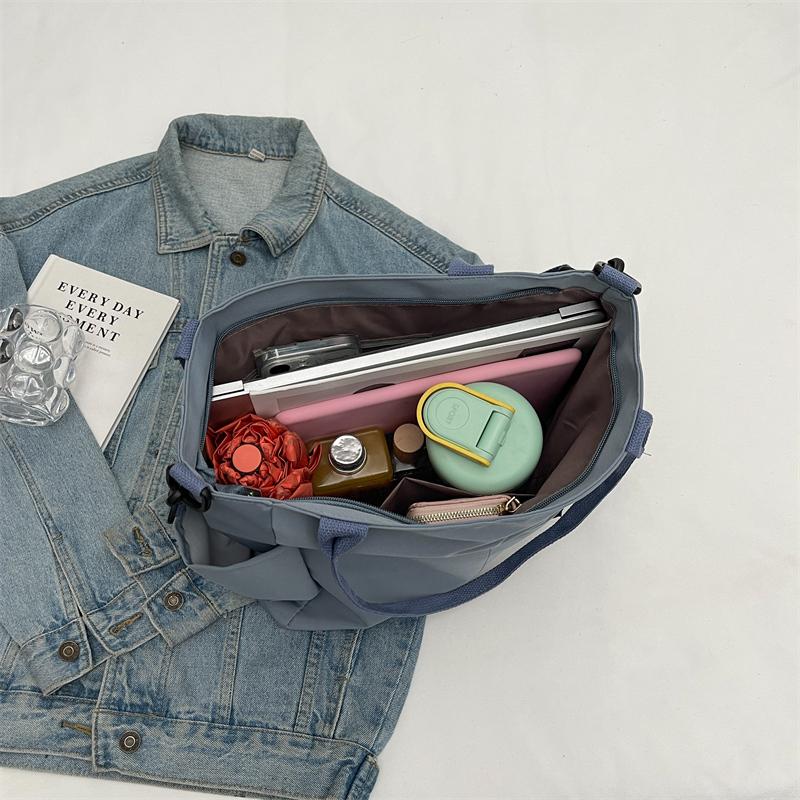 Сумка-мессенджер для младших и старших классов средней школы, студенческая компьютерная сумка-тоут для женщин