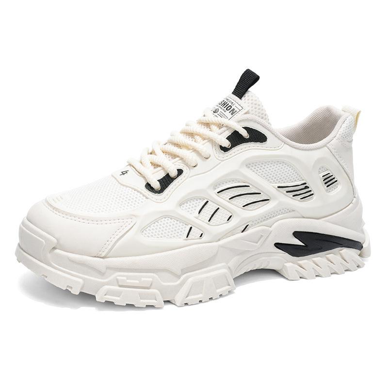 Мужская обувь осень новая молодежная сетка тренд повседневная мужская нескользящая увеличивающая рост спортивная модная обувь