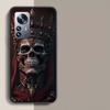 Чехол для телефона 'Скелет Короны Император' для Redmi Note 15 Pro 5G 14 13 12 Pro Plus 11 11T 11E 11S 10 Pro 10S 9 9S Чехол Мобильный Прозрачный с