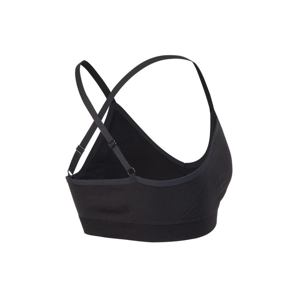 Puma Move Shapeluxe Однотонный Повседневный Спортивный Бюстгальтер с Дизайном Перекрещенных Бретелей на Спине Женское Нижнее Белье Черный 524362-01