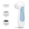 2021 Best Seller Waterproof Deep Cleaning Electric Facial Scrub Brush Exfoliating Spin Facial Brush Cleanser