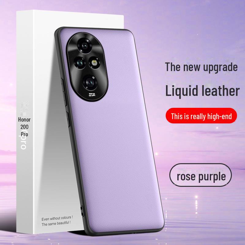 Чехол из жидкой кожи Honor 200pro: Защита от падений и обрастания