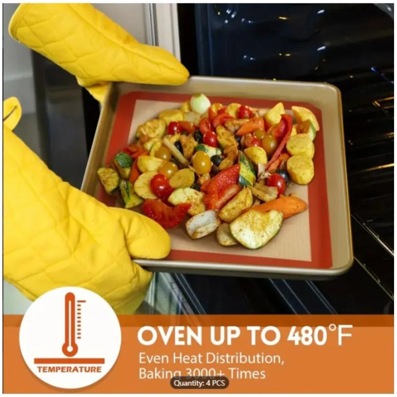 2026 1Pcs HOT SALE NEW Silicone Macaron Baking Mat - for Bake Pans - Macaroon/Pastry/Cookie Making - Professional Grade Nonstick