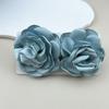Fabric Large Flower Earrings Jewelry Accessories Floral Ear Stud New Wedding Earrings