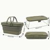 Waterproof Picnic Basket Foldable Outdoor Organizer Plastic Outdoor Storage Box  Travel