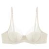 French Underwear Women's Sexy Thin Embroidered Lace Underwear Soft Steel Ring Big Chest Small Natal Year Red Bra Cover