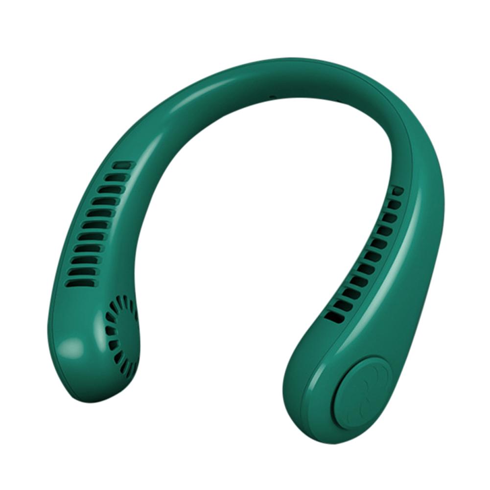 Портативный подвесной вентилятор на шею, перезаряжаемые через USB безлопастные бесшумные вентиляторы, охладитель кондиционирования воздуха для спортивных вентиляторов, мини-электрический беспроводной вентилятор