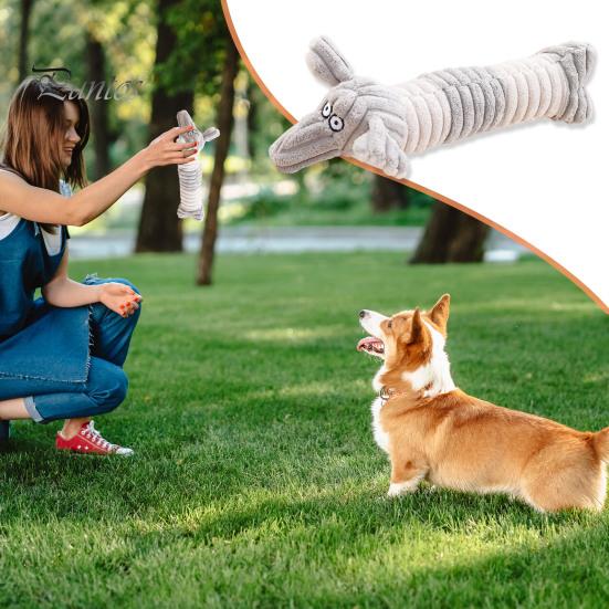 Плюшевая жевательная игрушка для домашних животных, устойчивая к укусам, плюшевая игрушка, способствующая здоровью зубов, активная игра, мультяшные товары для домашних животных, обучающая игрушка для маленьких и больших собак