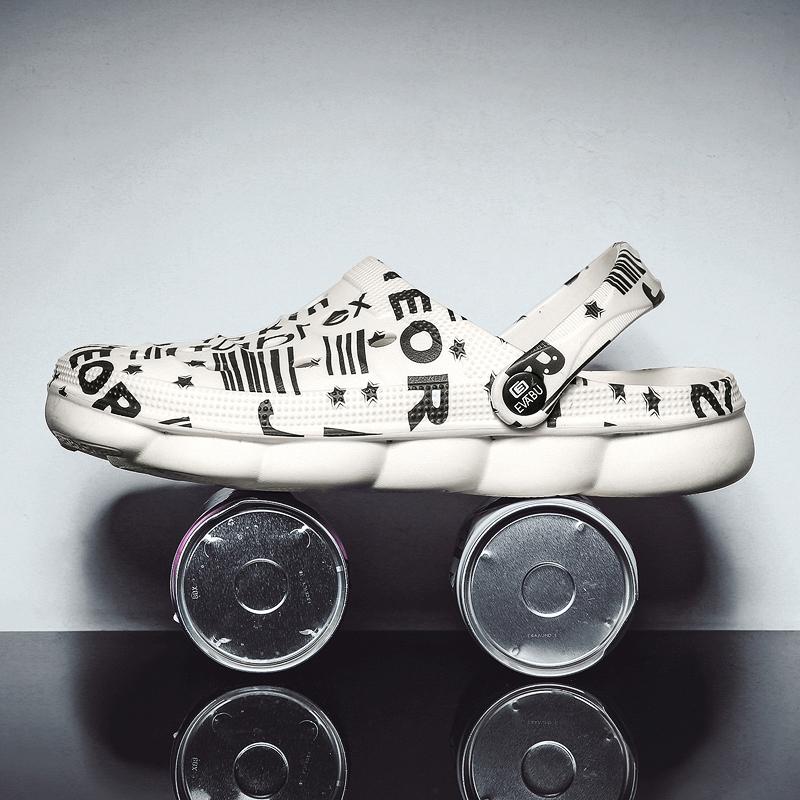 Мужские повседневные летние сандалии, садовые сабо из ЭВА, сандалии, мягкая больничная обувь с эффектом памяти, мужские пляжные водные тапочки без шнуровки, Zapatos Hombre