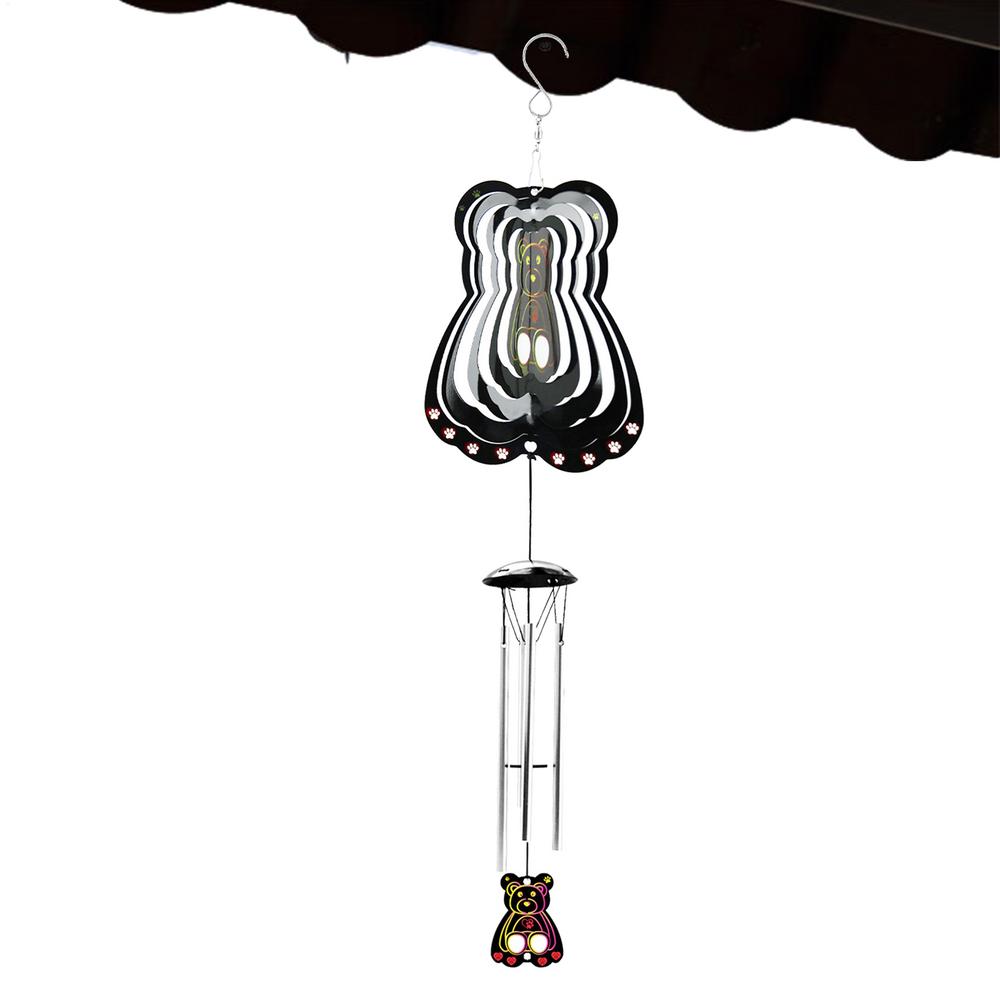 Уличные ветряные колокольчики 3D Декоративные Вращающиеся Отпугиватели Птиц Ветер Река Сад Спинеры Подвеска Газонное Украшение Садовое Искусство Декор Для