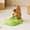 Animal Figurines Capybara Phone Holder Ornament Capybara Model Toy  Phone Accessories