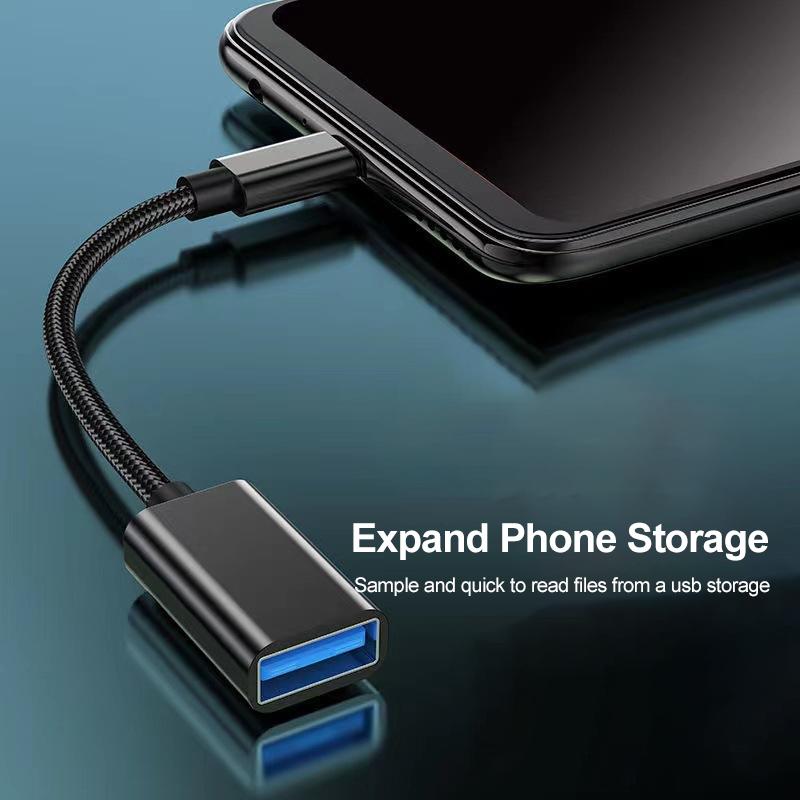 Кабель-адаптер OTG Type C USB-адаптер типа C для Xiaomi Samsung S20 Huawei OTG Кабель-переходник для передачи данных для MacBook Pro