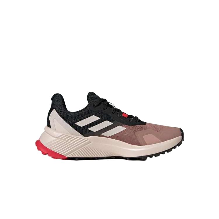 Adidas Terrex Soulstride R.Rdy Удобные Нескользящие Прочные Низкие Кроссовки для Трейлраннинга Женские Кроссовки Черные Розовые IH3878