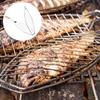 Fish Grill Basket Folding Portable Stainless Steel Barbecue BBQ Grill Basket