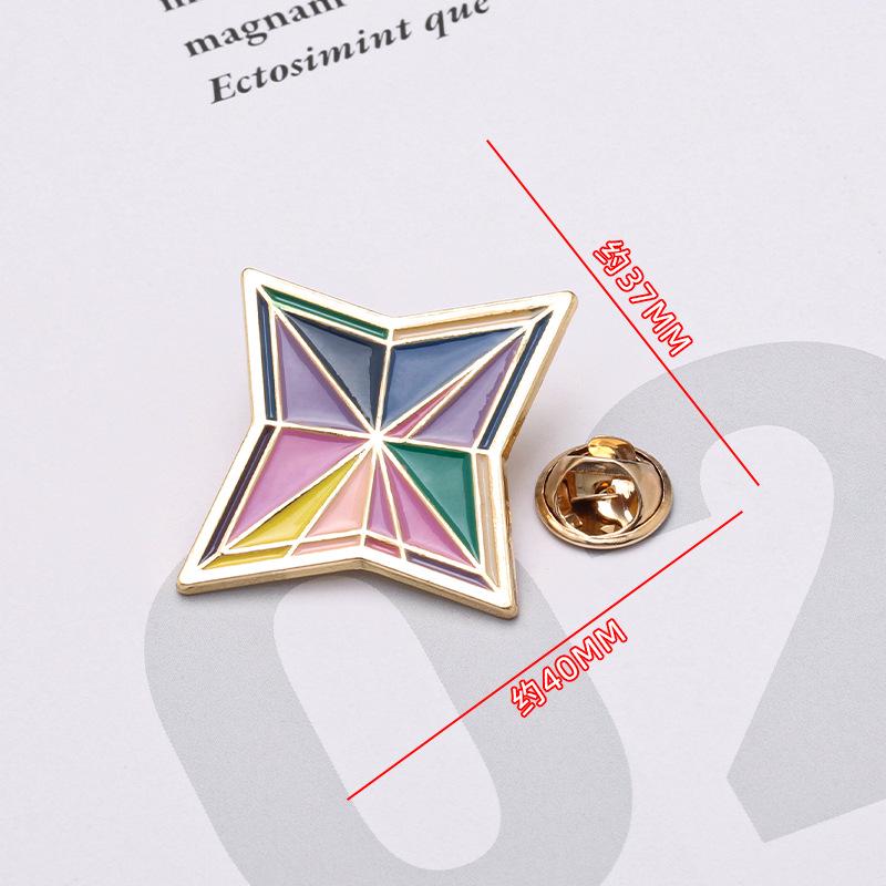 Adorable Cross-Border Cartoon Brooch for Men & Women - Trendy Metal Badge for Clothing & Bag Decoration