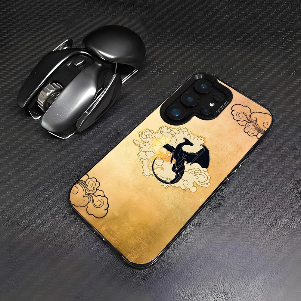 Fourth Wing Dragon Phone Case For Samsung A25 A33 5G A54 A36 A35 A56 A52 A14 Shockproof Colorful Cover