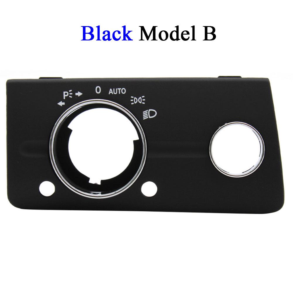 W211 Dashboard Black Beige Headlight Lamp Switch Cover Panel For Mercedes Benz E Class 320 350 550 2003 2004 2005 2006 2007 2008