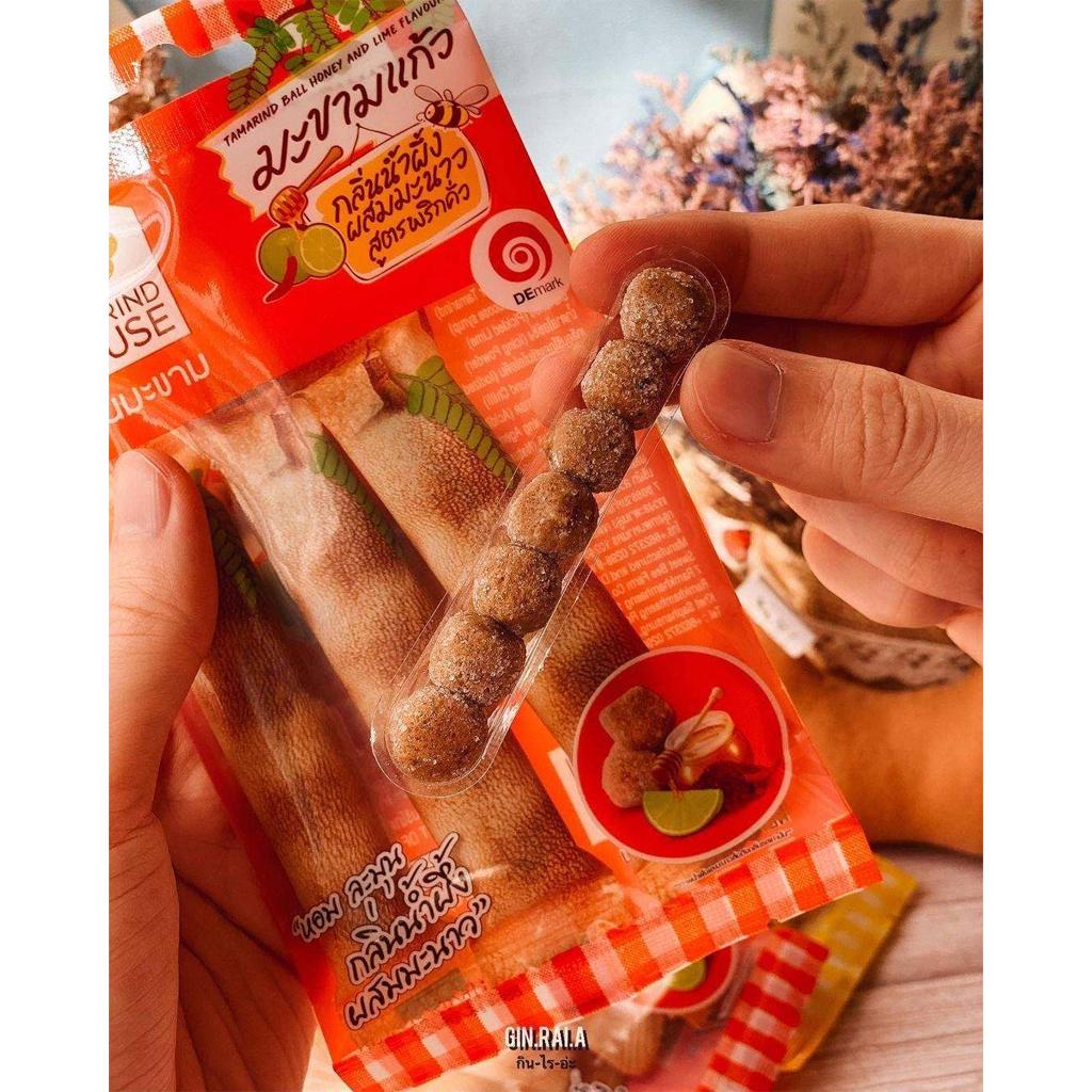 Tamarind House Tamarind Ball со вкусом меда и лайма/со вкусом жареного перца чили 47 г. x 1/2/3/6/12 шт - Тайская закуска
