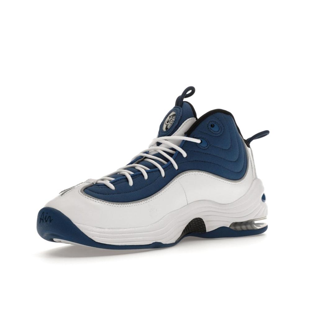 Nike Air Penny 2 QS Atlantic Blue 2023 Unisex Sneakers White Black Metallic-Silver FN4438-400