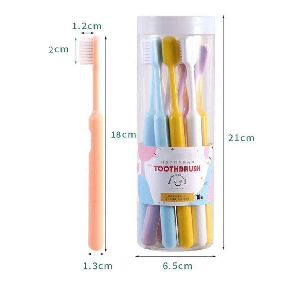 Large Capacity Bucket Toothbrush 10/20 Count, Gentle Soft Bristle Adult Toothbrushes, Ideal for Home Travel Student and Guest Us
