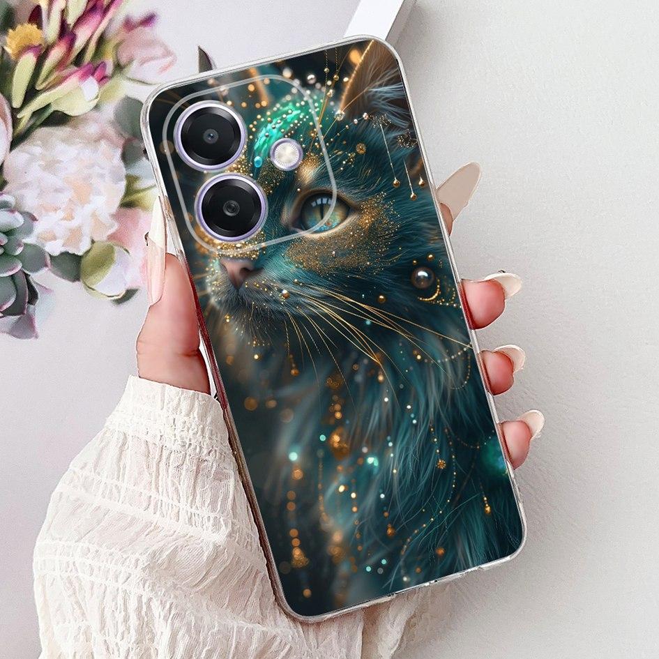 For Oppo A3x Case OPPO A3 Phone Cases CPH2681 CPH2641 CPH2669 A40 A40M Fundas Popular Butterfly Cover Soft Clear Silicone Bumper