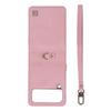 Phone Case Phone Protective Cover PC Leather Full Coverage Shock Resistant with Strap Phone