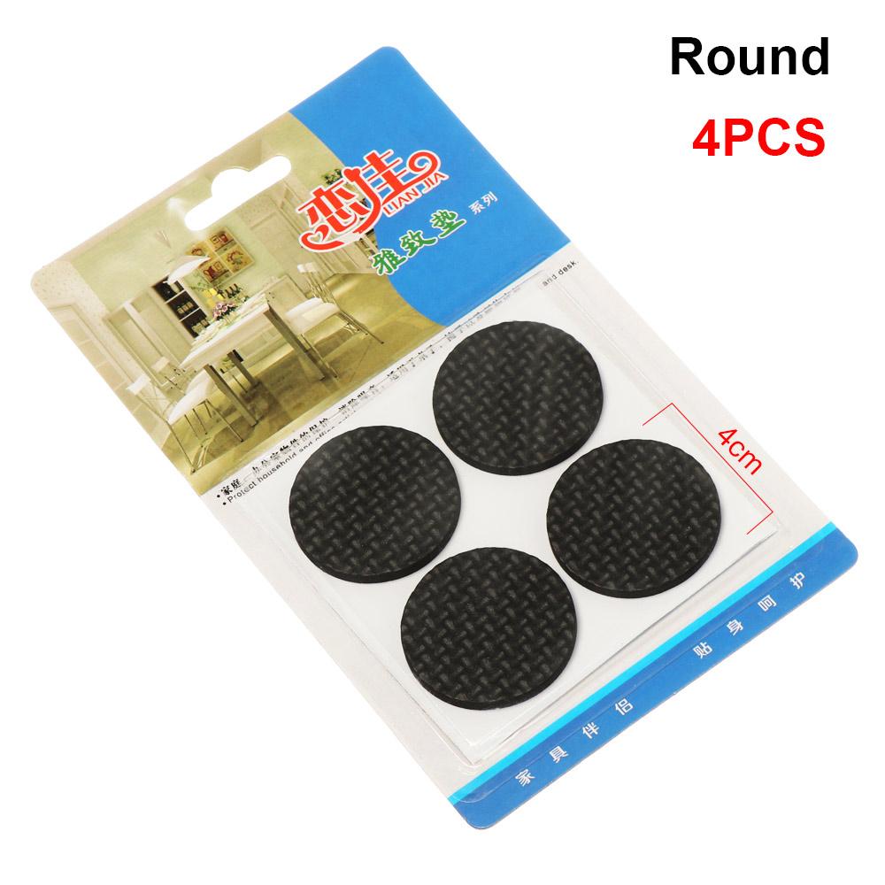 1-24PCS Anti Slip Bumper Damper Furniture Leg Feet Rug Felt Pads Thickening Self Adhesive Mat Chair Table Protector Anti Noisy