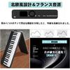 NikoMaku SWAN-X Foldable Digital Piano, 88 Keys, Black, Piano-Size, Compact, Portable, Lightweight, Rechargeable, MIDI Compatible, Includes Pedal, Sof