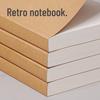 Thickened Student Retro Notepad: Large Blank Drawing & Diary Book
