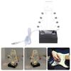 Guitar Pick Display Case Acrylic Guitar Display Easel Clear Guitar Pick Stand Pick Box with Base Guitar Pick Holder